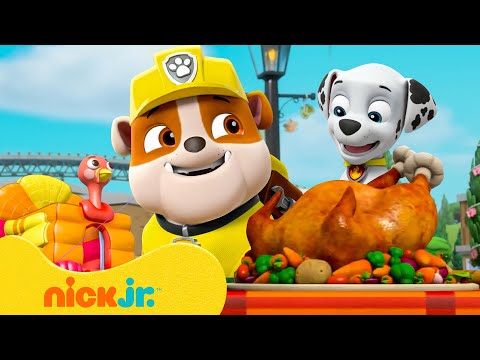 Крепыш и Щенячий патруль: спасения ко Дню благодарения! | 1 час | Nick Jr. Cyrillic