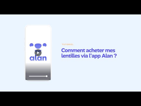 Acheter mes lentilles en quelques clics sur l'application Alan