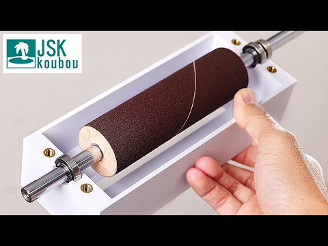 Build a belt-driven sanding machine