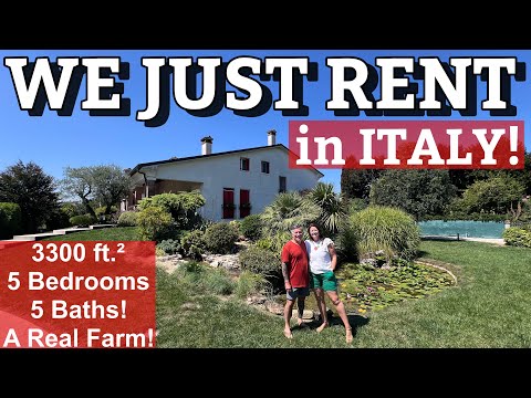 WHY We RENT In ITALY 🇮🇹 VISIT OUR 3300 ft.² DREAM HOME❣️
