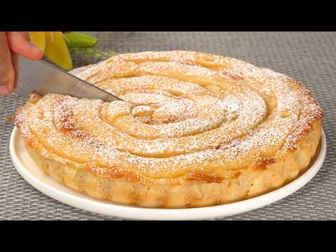 Apfelkuchen wie ein HURRIKAN schmilzt im Mund! Nehmen Sie 3 Äpfel und Sie werden begeistert sein!