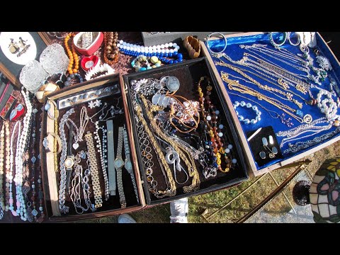 I find gold and silver at the flea market! Real jewelry for little money!