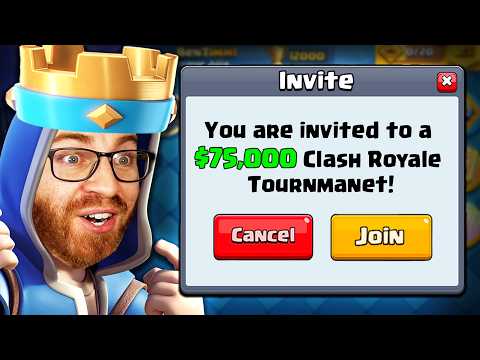 I Snuck Into A $75,000 Clash Royale Tournament