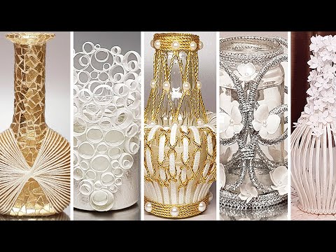 DIY😃5 crazy ideas for original vases.