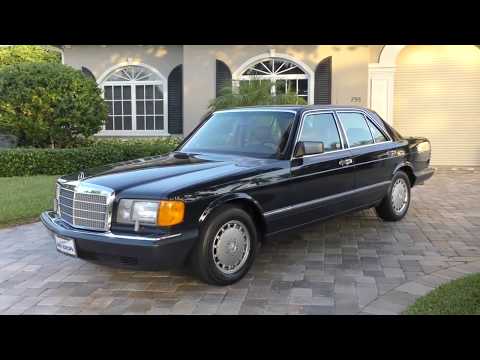 1990 Mercedes Benz 300SE W126 Review and Test Drive by Bill - Auto Europa Naples