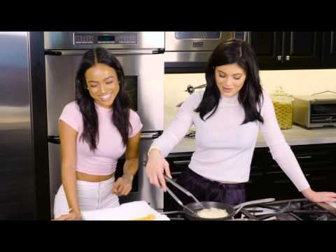 Cooking with Karrueche Tran and Kylie Jenner
