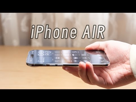 「黑貓」雲白色 iPhone Air 開箱 + 簡單評測:一片晶瑩剔透的夢