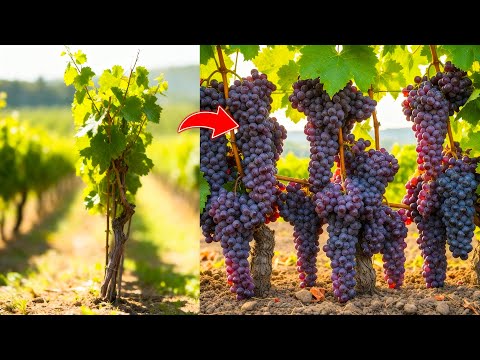 Grow Tons of Grapes, Not Leaves - Do This For an Endless Grape Harvest!