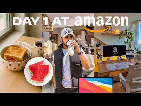 DAY 1 at @amazon | Software Engineer | Vlog