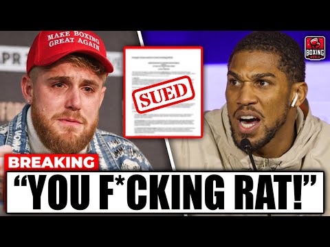 Jake Paul Just Got SUED By Anthony Joshua After CANCELLING The Fight