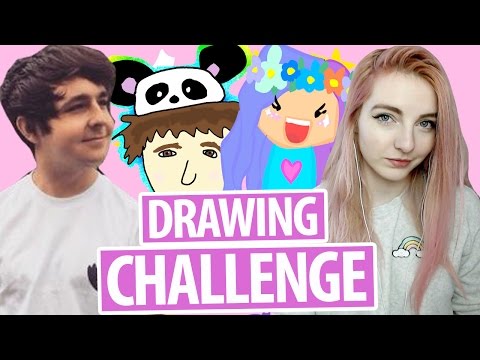 Drawing YouTuber Fan Art Challenge!