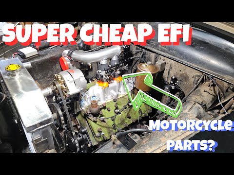 Cheap Fuel Injection on my Ford Flathead V8