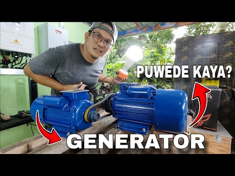 INDUCTION MOTOR PUWEDE BA MAGING GENERATOR? MICHIGAN ELECTRIC INDUCTION MOTOR 3HP