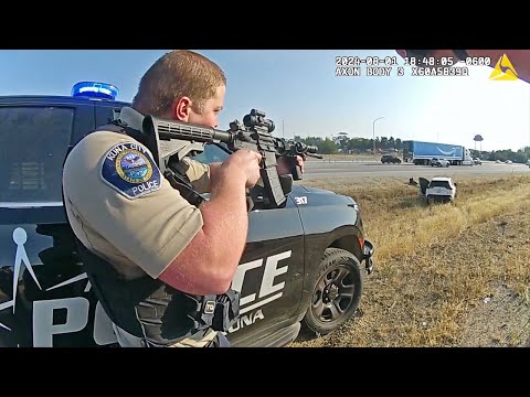 7 Wildest Police Chases With Armed Suspects - Caught on Dashcam