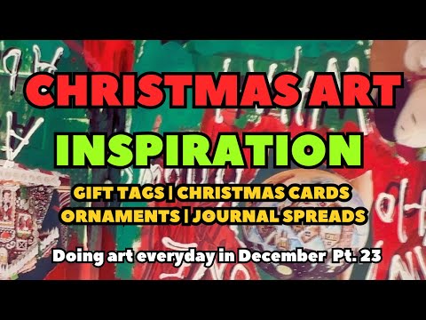 Christmas Ideas: gift tags, cards and a journal spread or two!