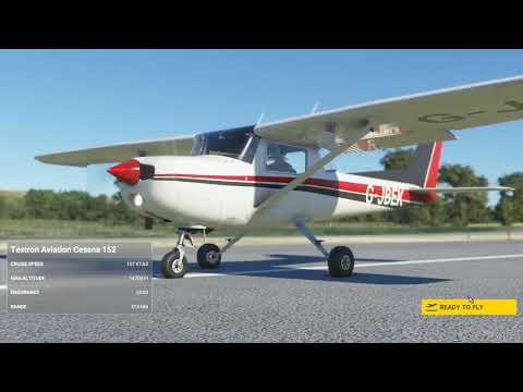 Cessna 152 Radio Navigation Example in Microsoft Flight Simulator 2020