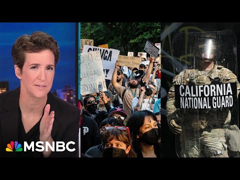 No ideas, no skills: Maddow rips panicking Trump for rushing to military last resort in L.A.