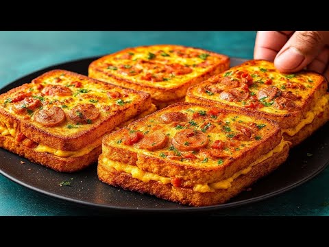 You've never had such a delicious breakfast – toast with egg in just 5 minutes!