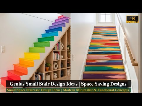 Genius Small Stair Design Ideas | Space Saving Designs for Modern Tiny Homes