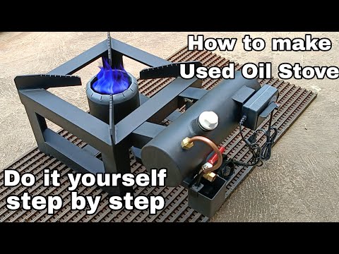 How to Make Used Oil Stove Burner Modern Design