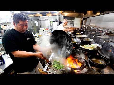 Amazing cooking skills!! Very fast Chinese restaurant that can make one dish in one minute.