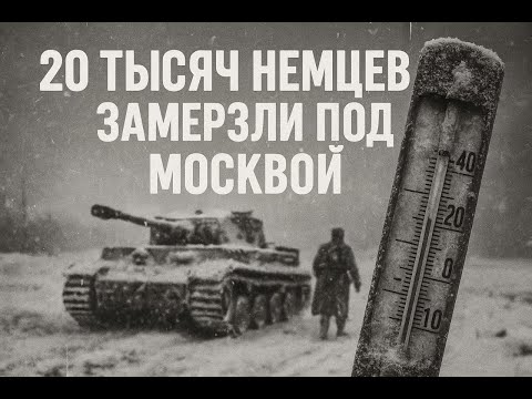 КАК 20 000 НЕМЕЦКИХ солдат замёрзли в 30 км ОТ МОСКВЫ: техника не заводится, мороз минус 42!