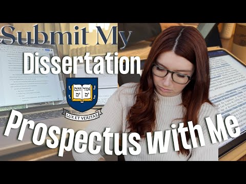 📚⏰Essay Crisis 2.0 | Submit my Dissertation Prospectus with Me | Yale History PhD Student Vlog