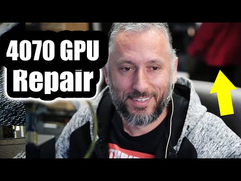 Gigabyte 4070 GPU Repair - She showed up at the Wrong time.