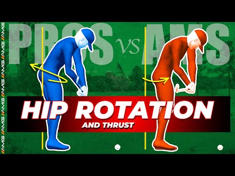 Pros vs. Ams | Golf Swing Hip Rotation 🔄
