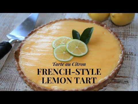 French Style Lemon Tart Step by Step (With Lemon custard)