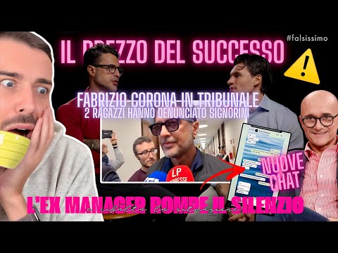 FABRIZIO CORONA'S COURT SHOW: 2 COMPLAINTS AND 100 WITNESSES READY AGAINST ALFONSO SIGNORINI🚨