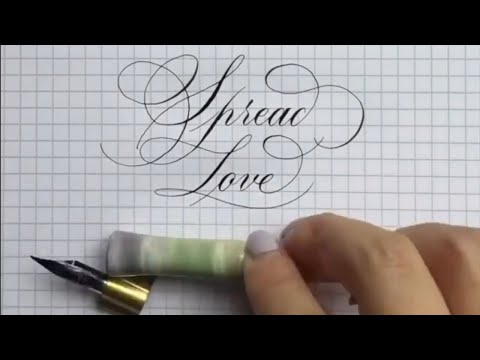 Super Satisfying Copperplate Calligraphy Compilation #2