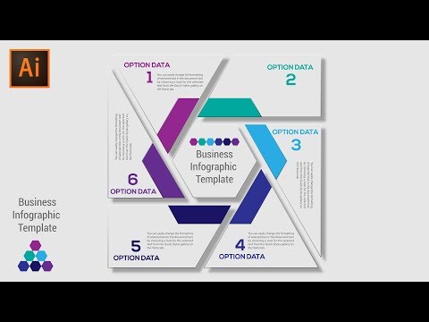 Business Infographic Template | Graphic Design | Illustrator Cc Tutorial