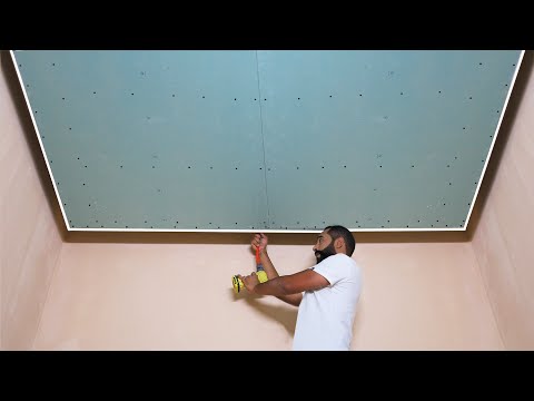 شرح عمل اضاءة مخفية فى الاماكن الضيقة من الجبس بورد