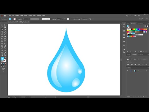 How to Draw a Water Droplet in Adobe Illustrator