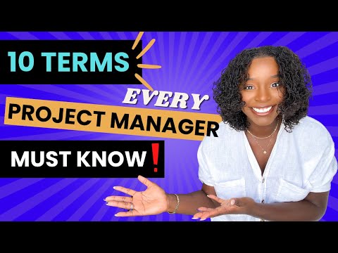 TOP 10 TERMS Project Managers Use | Project Management