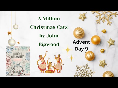 2025 Festive colouring 12 Days of Christmas - Day 9