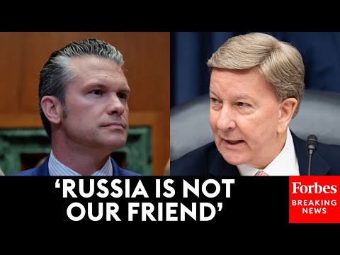 Mike Rogers Tells Sec. Pete Hegseth To His Face: 'Russia Must Be Stopped'