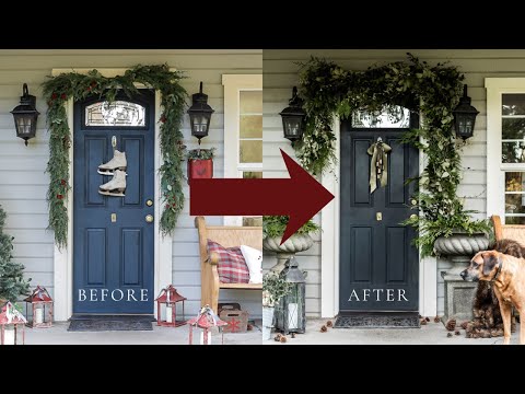 Can You Spot the Difference Between Beginner and Advanced Design? Our Porch's Holiday Glow-Up