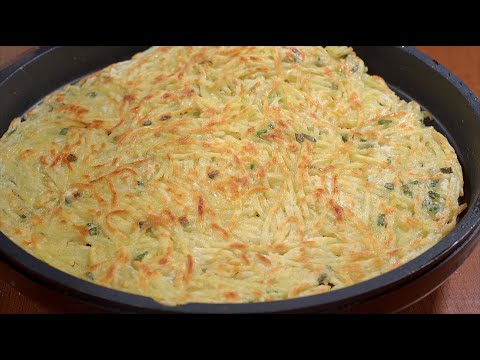 The potato cake is crisp on the outside and soft on the inside. It is simple and delicious.# potato