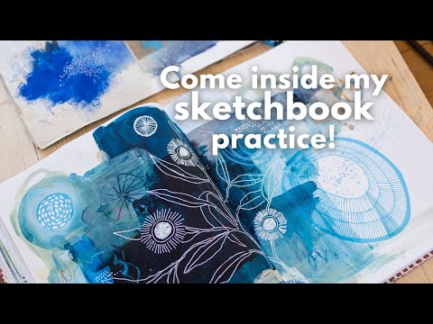Inside My Sketchbook: Mark Making Demo & More Pattern Play!