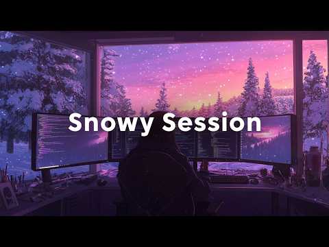 Snowy Coding Session 👨‍💻❄️ Chillstep Mix for Productivity Boost | Winter Focus Series