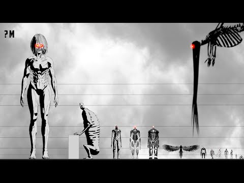 ATTACK ON TITAN size comparison | Size comparison 2024