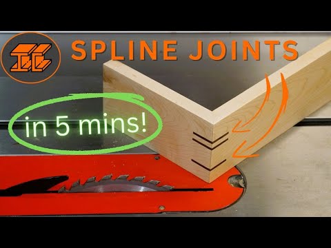 Ridiculously EASY Jig to Make Spline Joints for Your Box Corners!