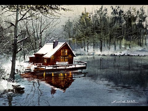 Watercolour & Liquid Charcoal - Explore my second channel