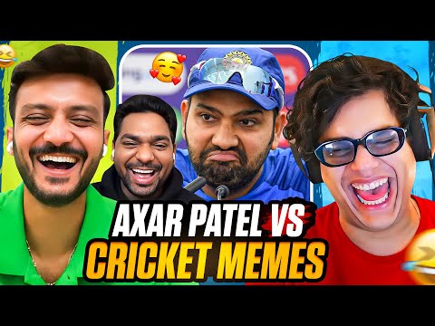 AXAR PATEL REACTS TO ROHIT SHARMA MEMES Ft. @ZakirKhan