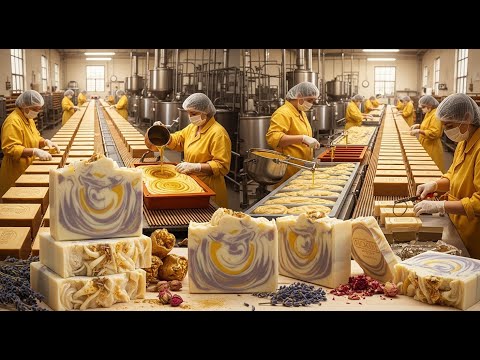 Inside the Luxury Soap Factory: From Botanical Oils to $50 Artisanal Bars (FULL PROCESS)