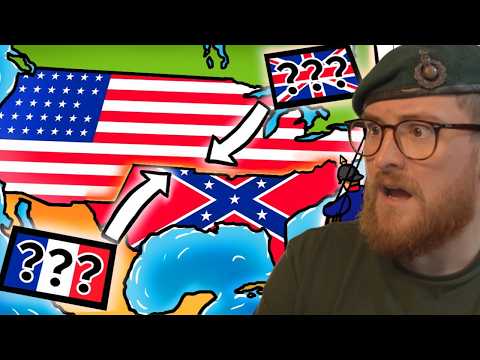 American Civil War from The European Perspective | Royal Marine Reacts!