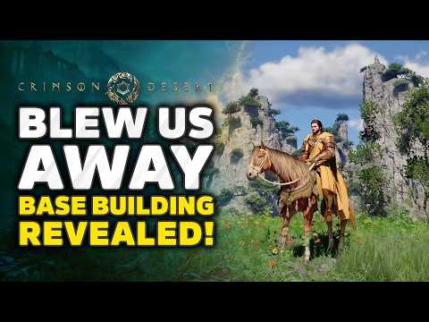 Crimson Desert Unbelievable Gameplay Reveals! Base Building, Side Activities & Customisation