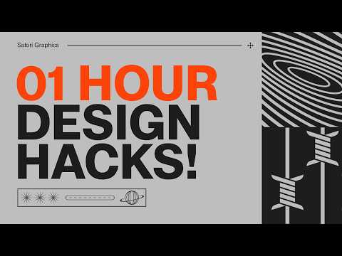 1 HOUR Of The BEST Graphic Design Hacks & Techniques!